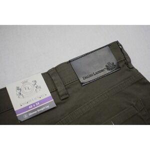 English Laundry 5-Pocket Pant Slimmer Straight Leg Stretch Olive Men 40 x 34 NEW